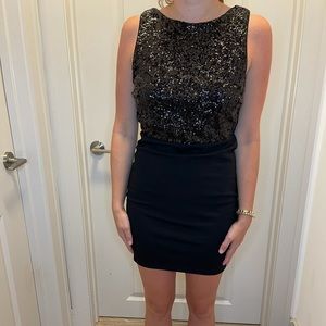 Sexy black sparkle dress from forever 21.
